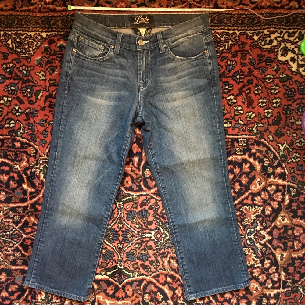 Lucky Brand Logan Classic Rider Crop Capri 4/27